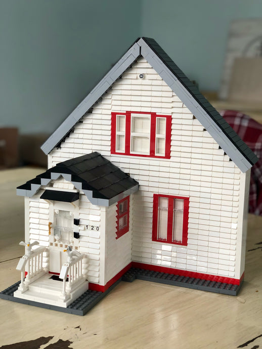 Clapboard house